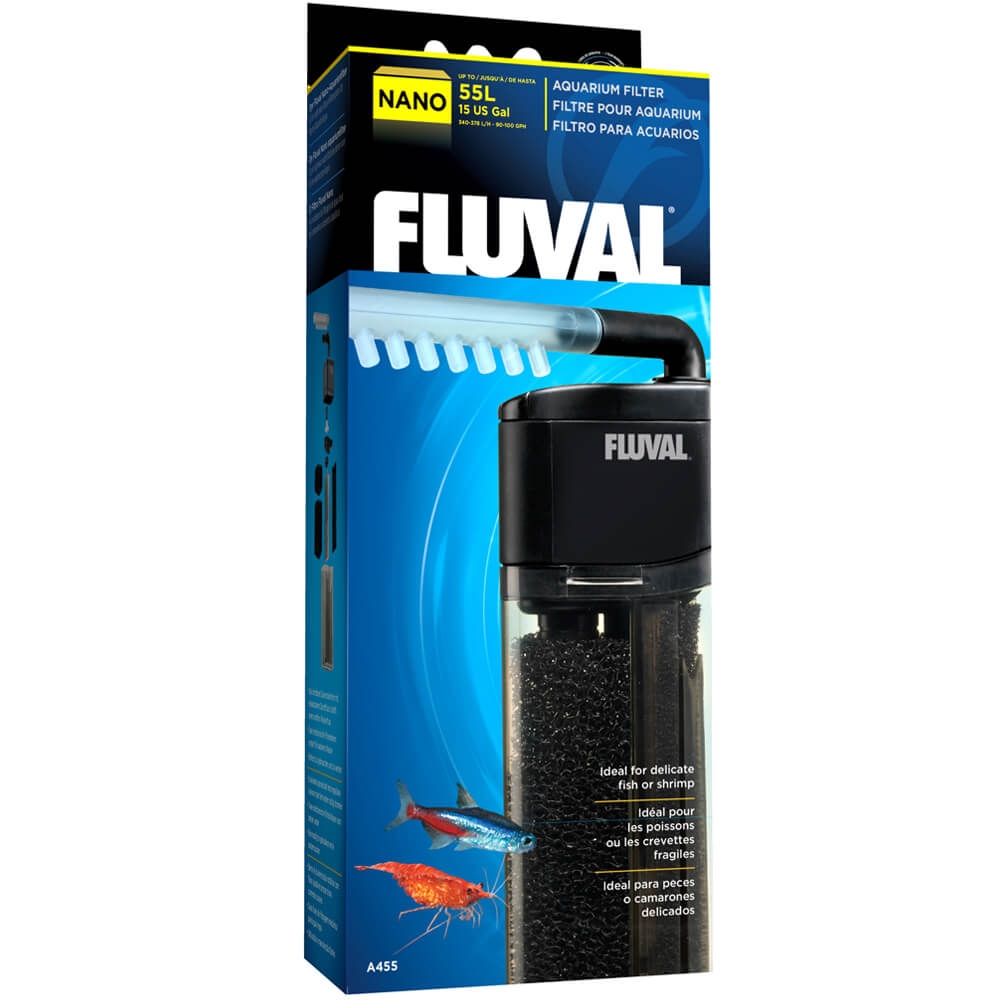 Fluval Nano Underwater Filter for Aquariums up to 15 Gal.