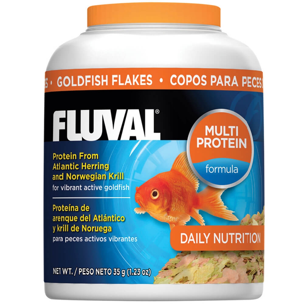 Fluval Goldfish Flakes Fish Food, 1.23-oz jar