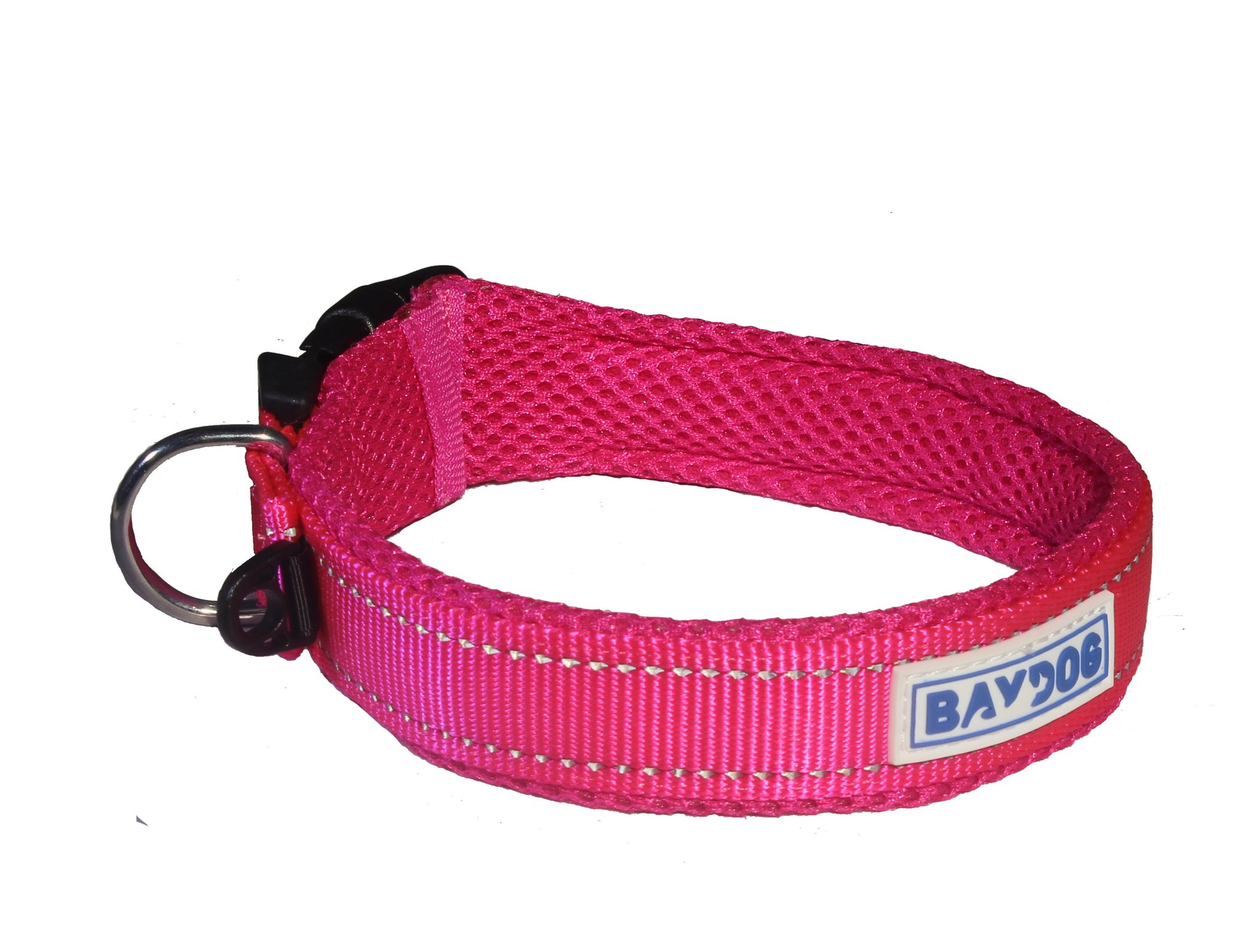 BayDog Tampa Bay Dog Collar, Pink, Small
