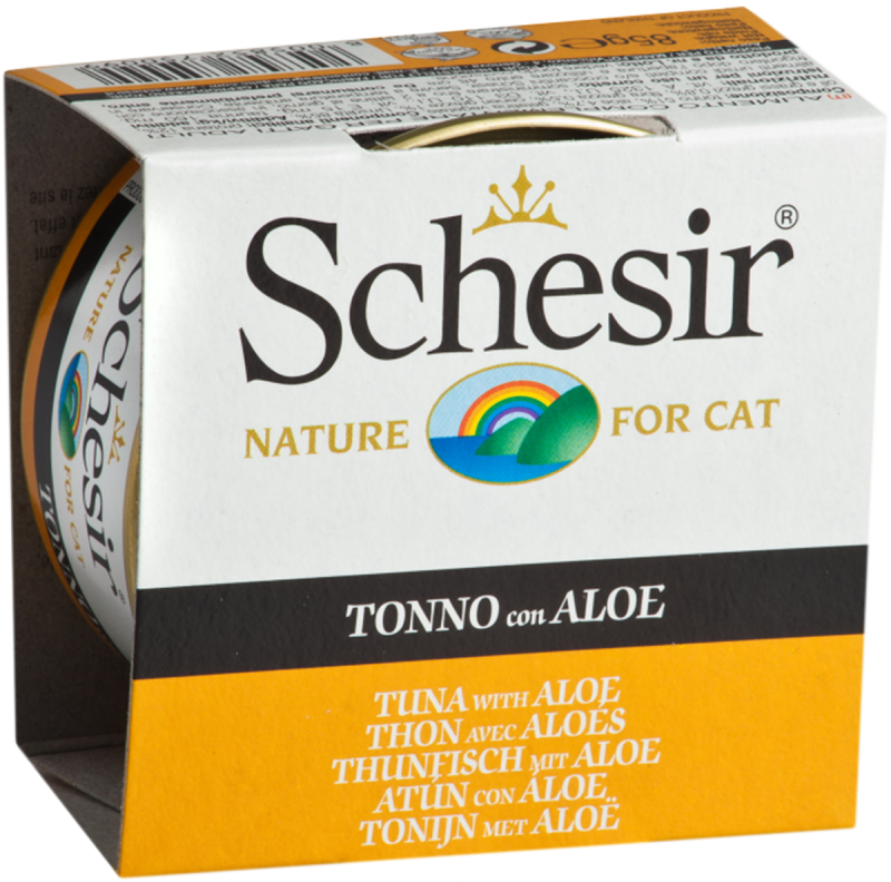 Schesir Tuna & Aloe Wet Cat Food Can