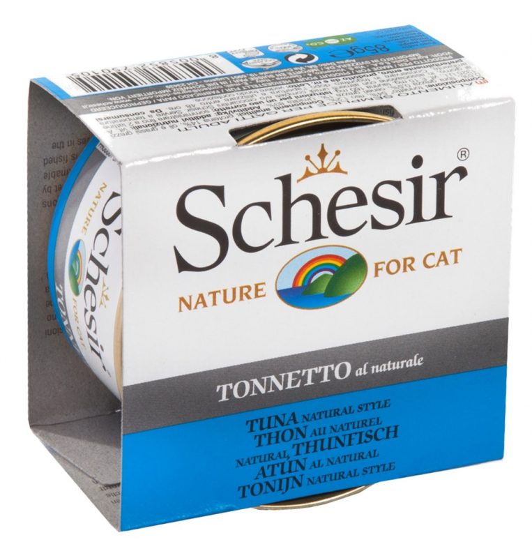 Schesir Tuna Natural Wet Cat Food Can