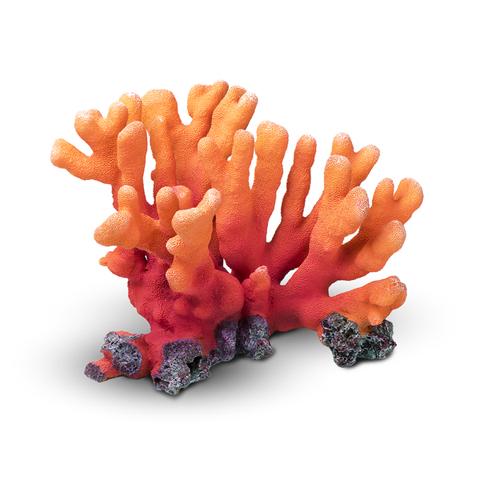 Aquatop Coral, Artificial Aquarium Décor, Orange/Red