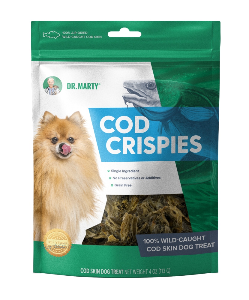 Dr. Marty Cod Crispies Dog Treats, 4-oz