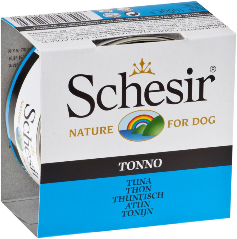 Schesir Tuna Wet Dog Food Can