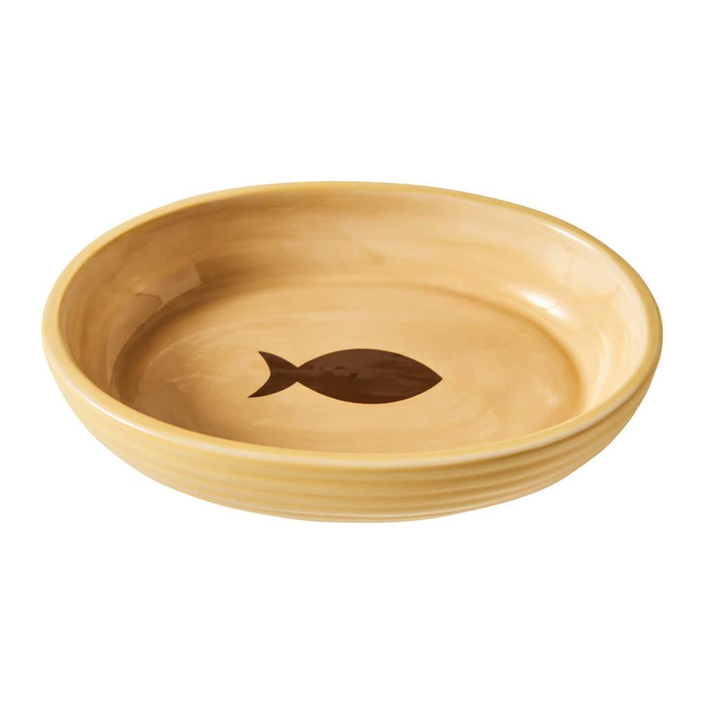 Ethical Pet Elegance Oval Cat Dish, Cream