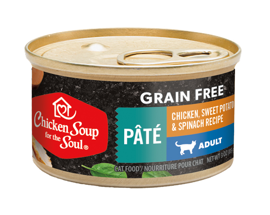 Chicken Soup Chicken Pate with Sweet Potatoes & Spinach, 3-oz