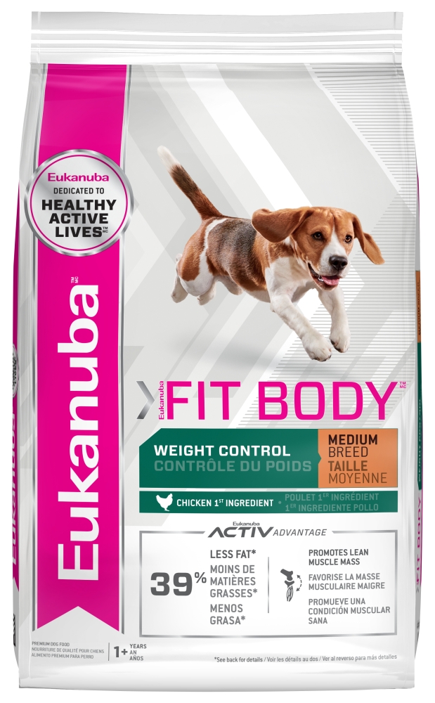 Eukanuba Fit Body Weight Control Medium Breed Dry Dog Food