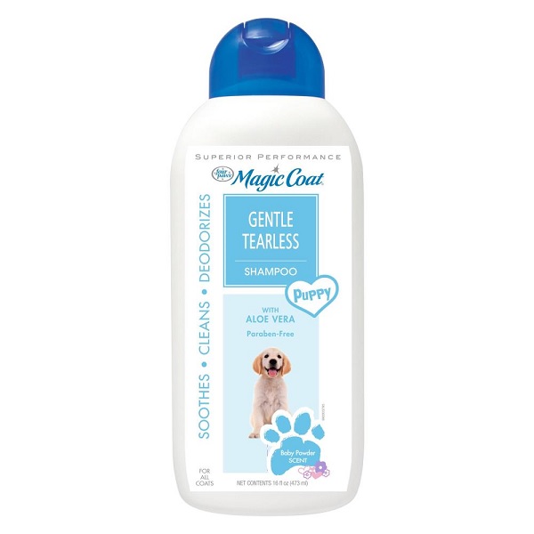 Four Paws Magic Coat Gentle Tearless with Aloe Vera Puppy Shampoo, 16-oz bottle