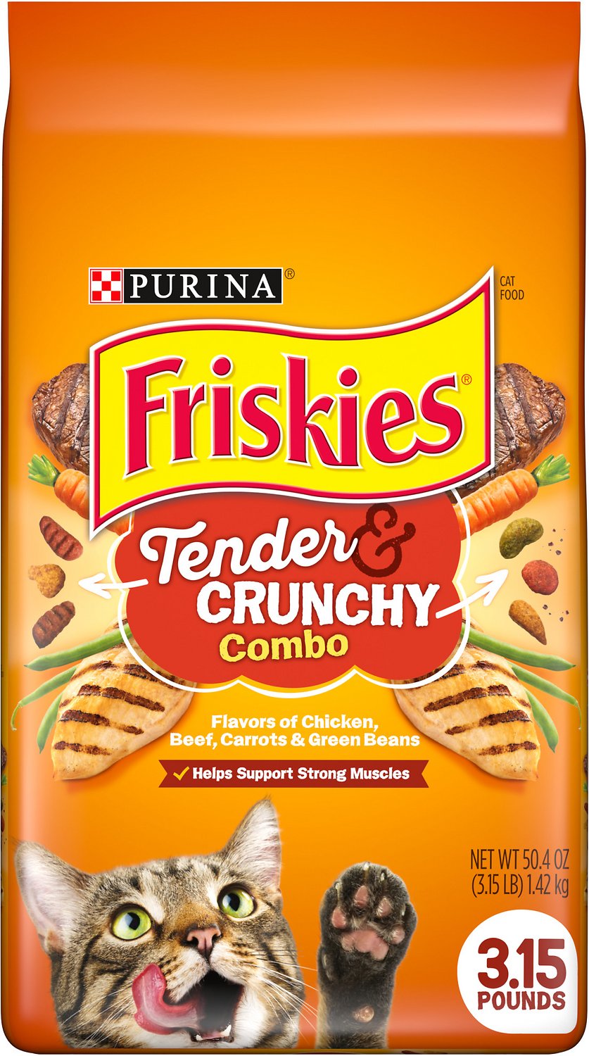Friskies Tender & Crunchy Combo Dry Cat Food