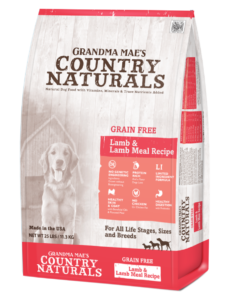 Grandma Mae's Country Naturals Grain-Free Lamb & Lamb Meal Recipe Dry Dog Food, 9-oz (Size: 9-oz)
