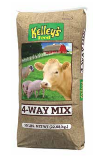Kelley's Feed 4-Way Mix Livestock Feed