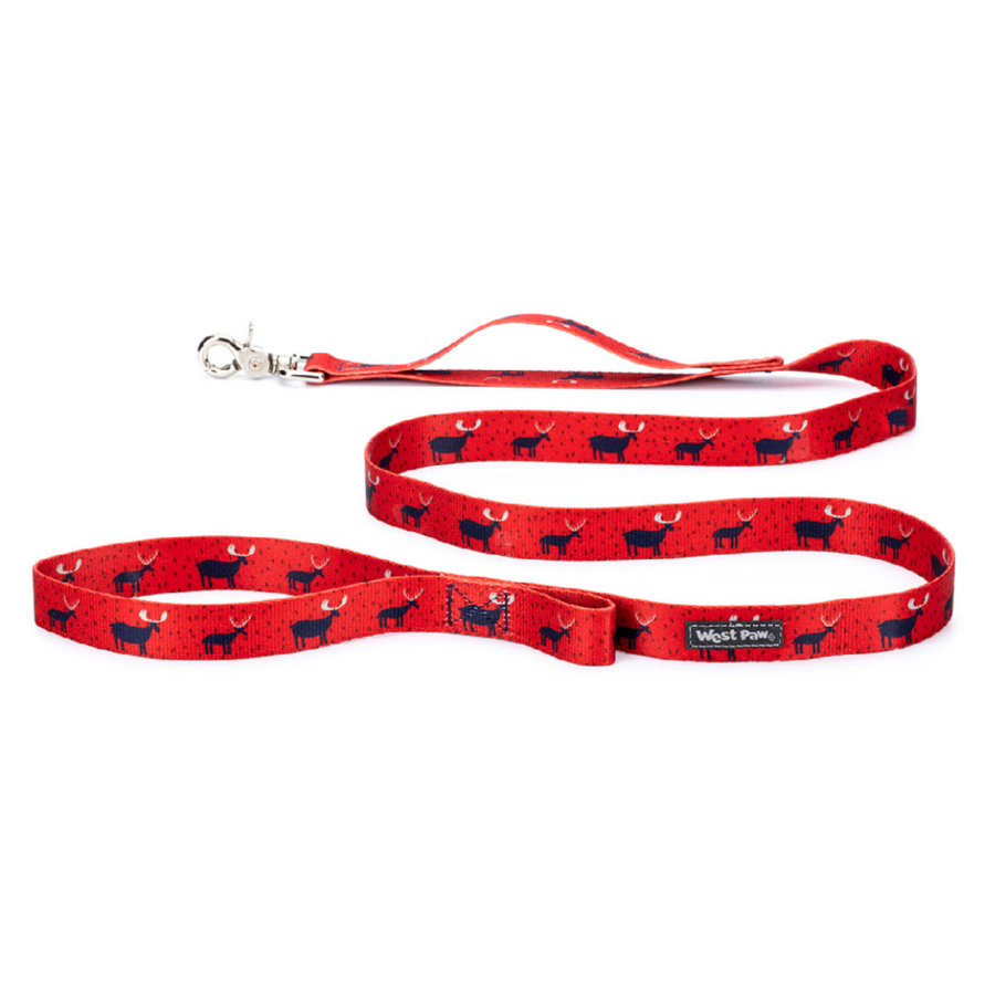 West Paw Holiday Leash, Elk