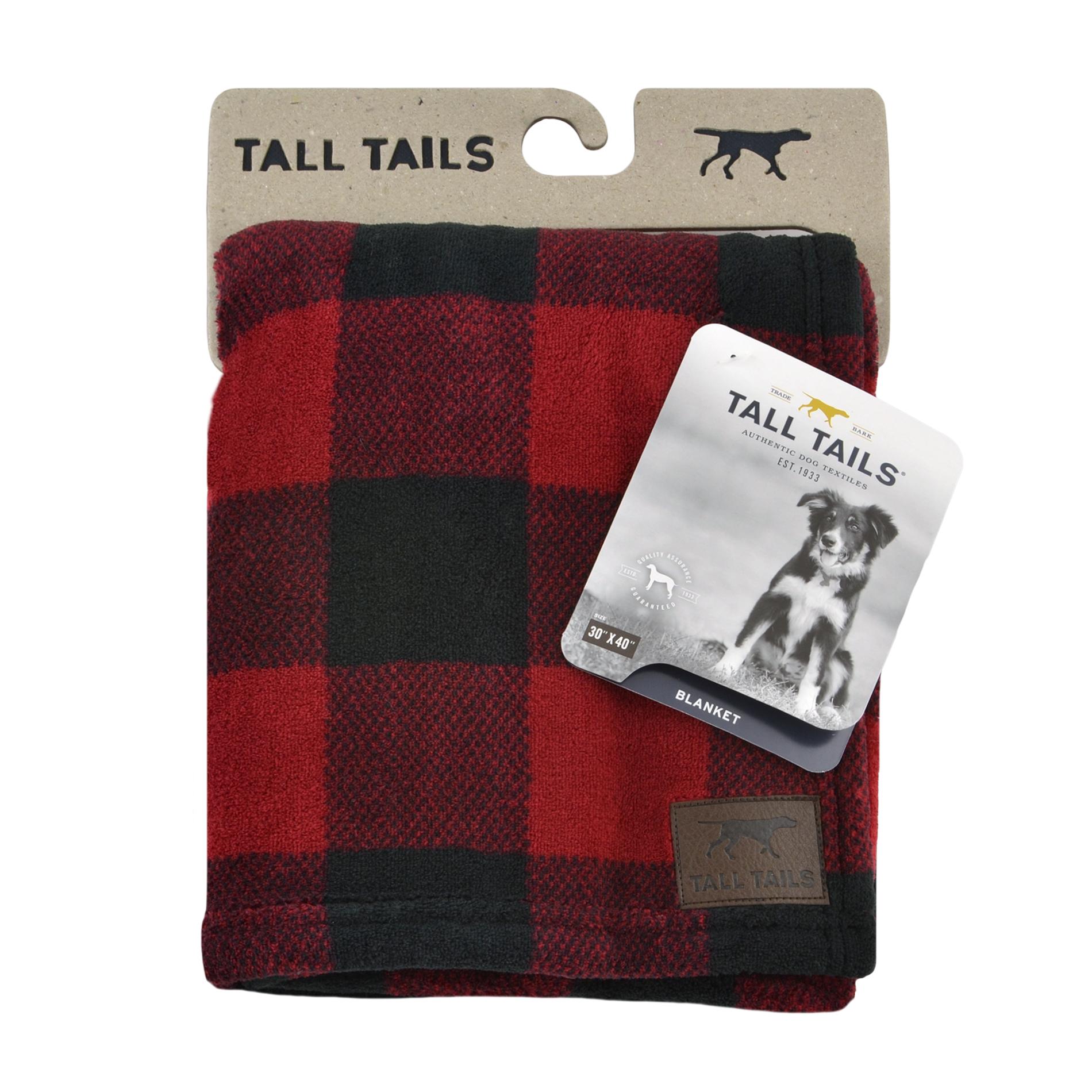 Tall Tails Dog Blanket, Hunter's Plaid, 30 x 40-in