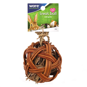 Ware Edible Treat Ball Willow Toy and Treat Dispenser