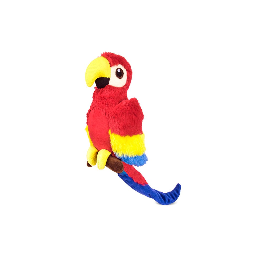 P.L.A.Y. Fletching Paula The Parrot Plush Dog Toy