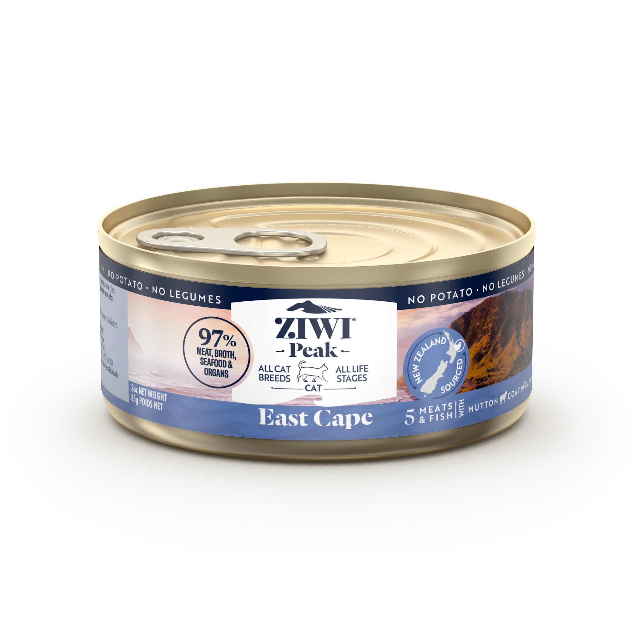 ZIWI Peak Provenance Canned Cat Food East Cape Recipe (**)