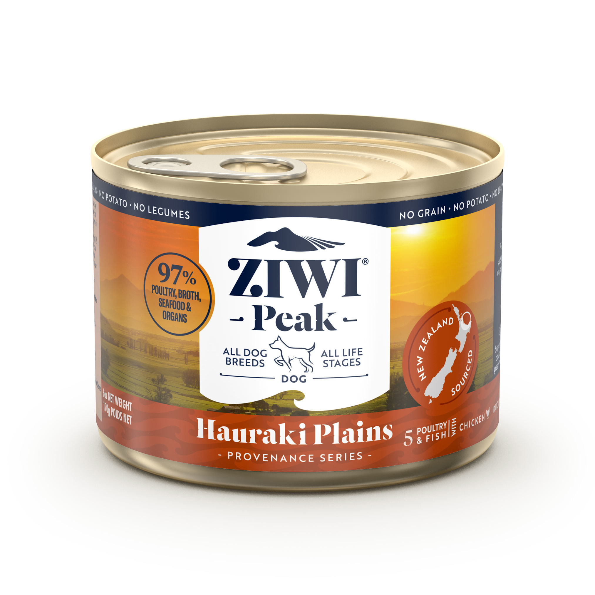 ZIWI Peak Provenance Canned Dog Food Hauraki Plains Recipe (**)