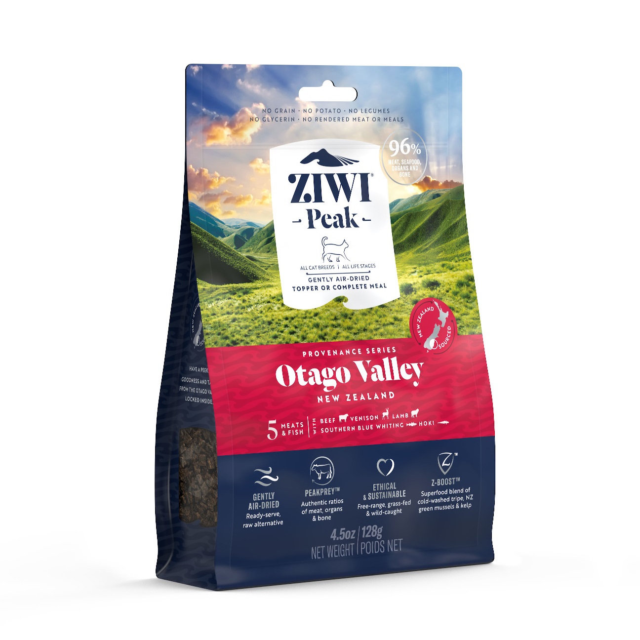 ZIWI Peak Provenance Air-Dried Cat Food Otago Valley Recipe (**)