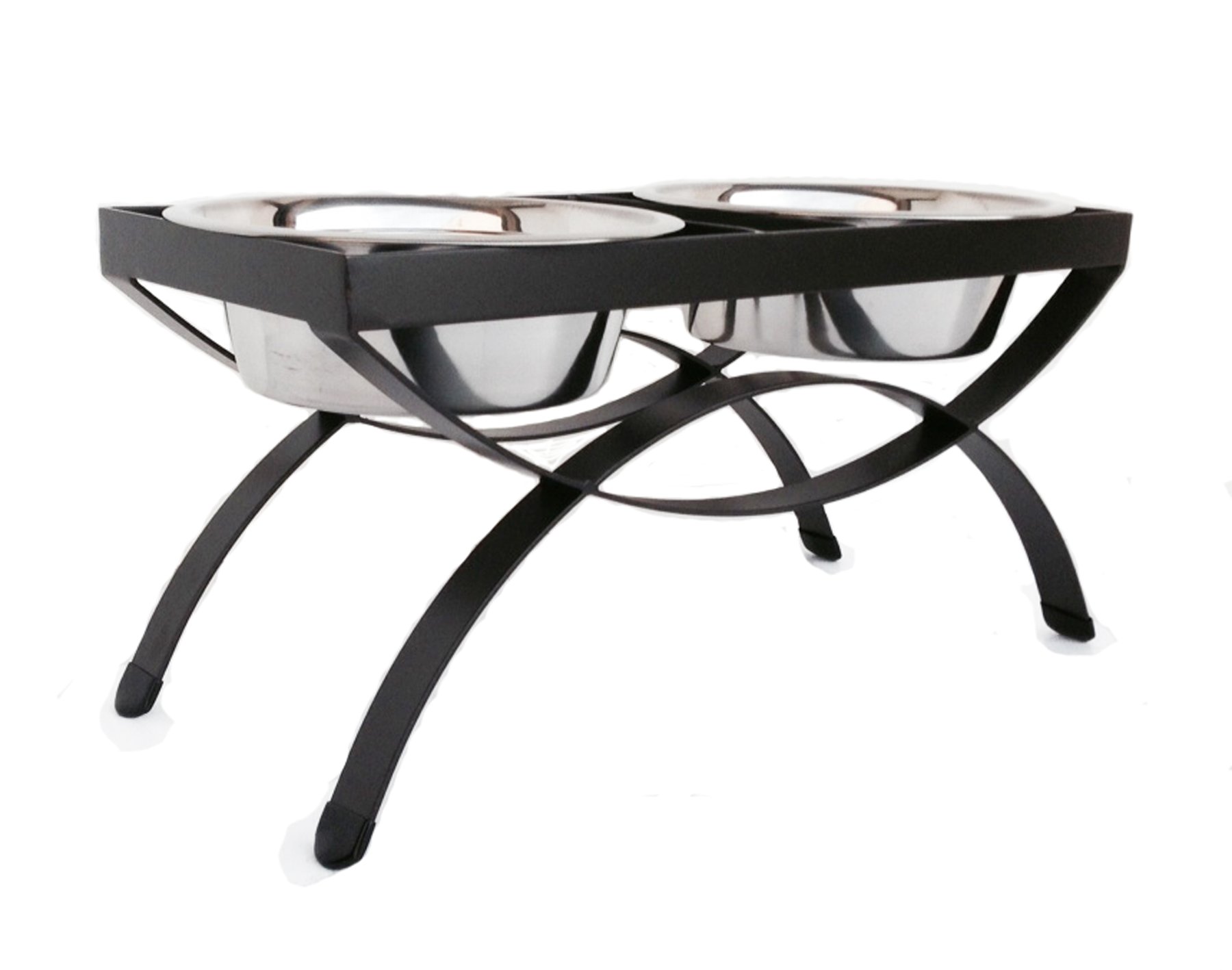 Pets Stop Seesaw Double Diner, Black