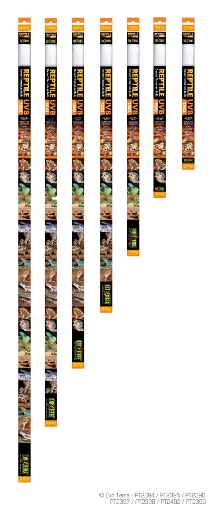 Exo Terra Fluorescent Bulb, UVB 150, 36W, 48-in
