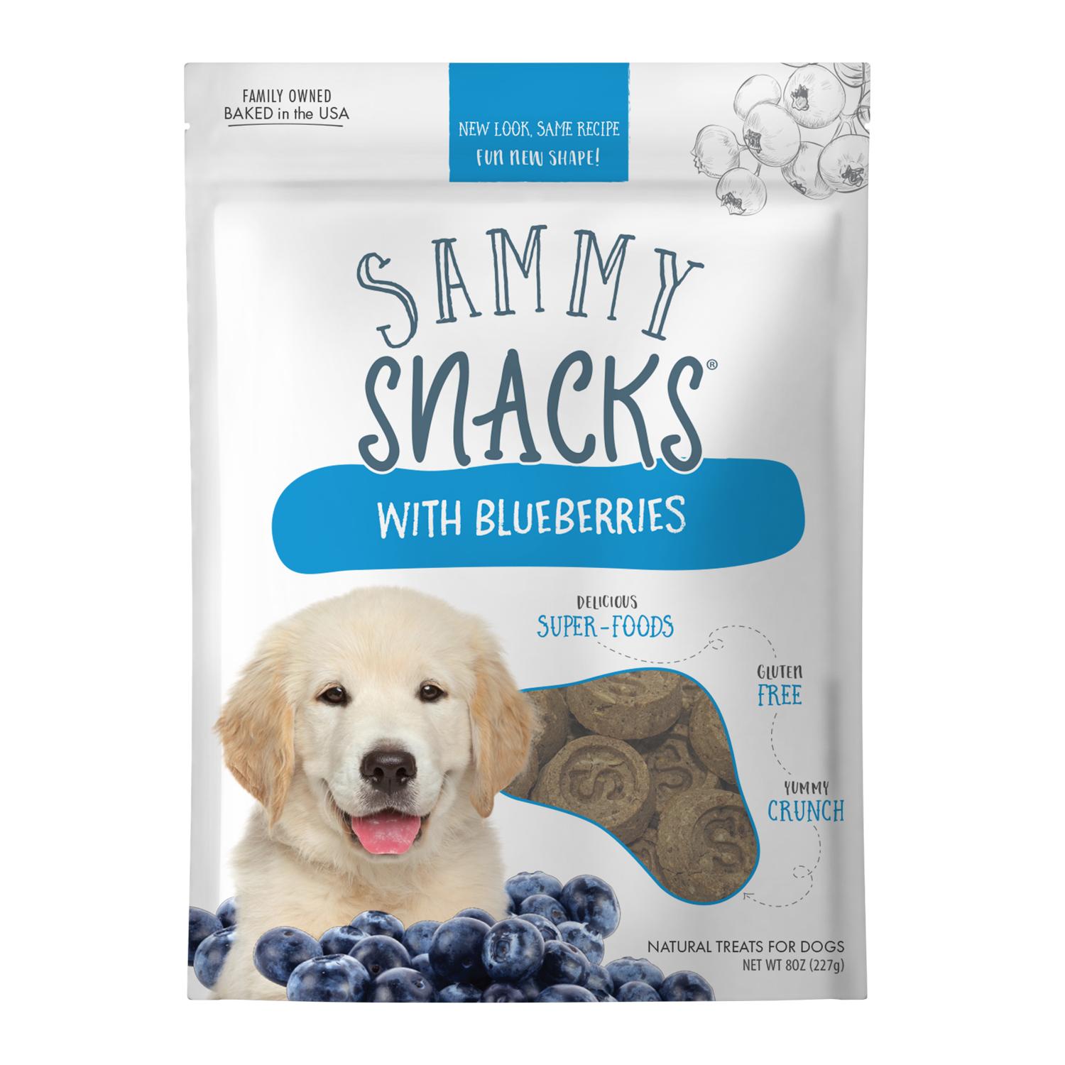 Ancestry Sammy Snacks Blueberry Dog Treats, 8-oz