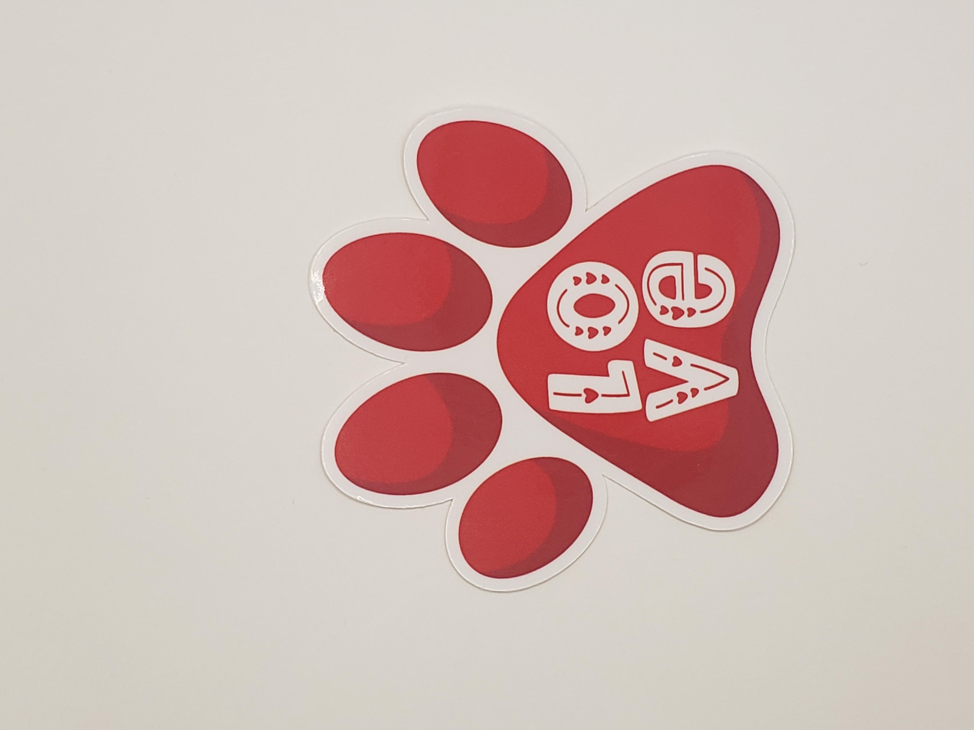 Sticker Pack Love Paw Sticker, Large