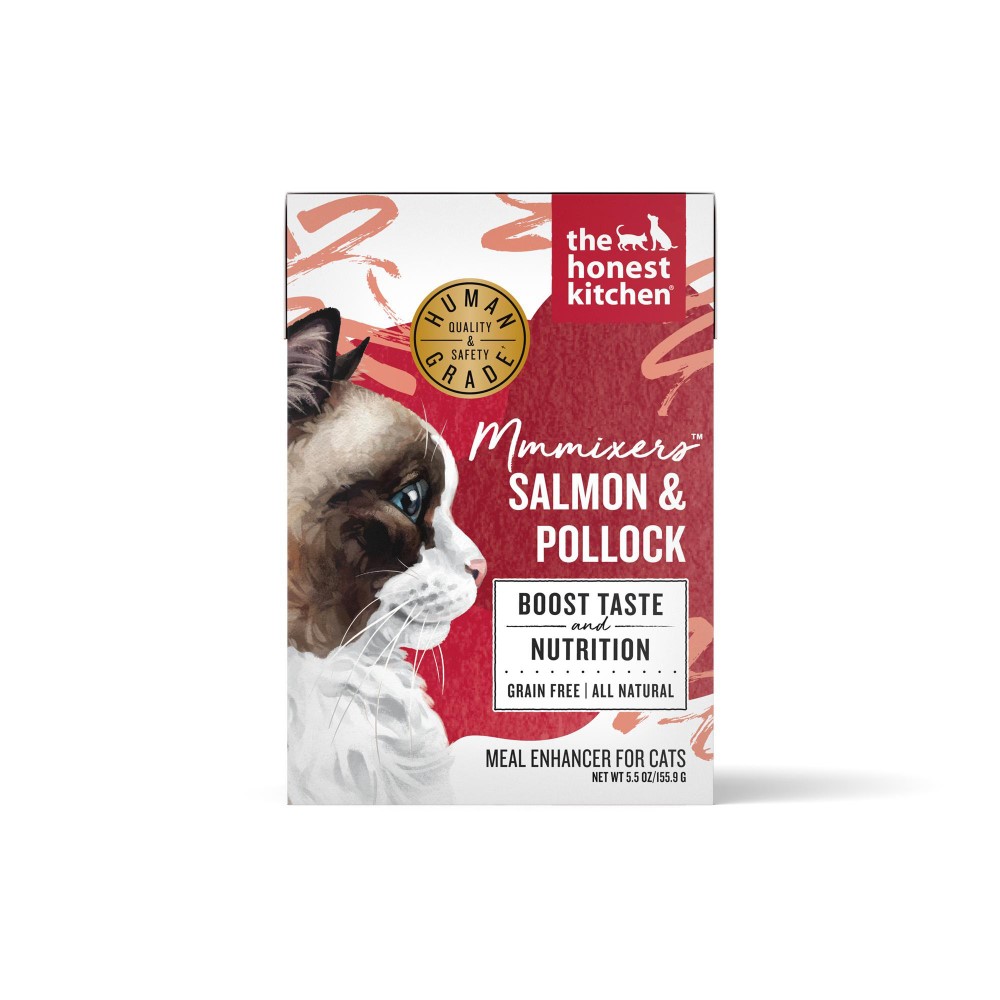 The Honest Kitchen Mmmixers Salmon Pollock Cat Food Topper 5.5