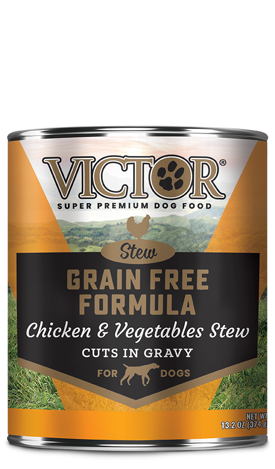 Victor Grain-Free Chicken & Vegetables Entree in Gravy Canned Dog Food, 13.2-oz