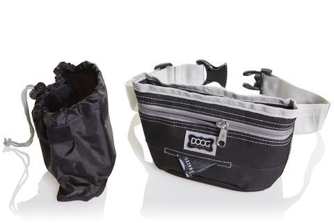 DOOG Good Dog Treat Pouch, Black, Large