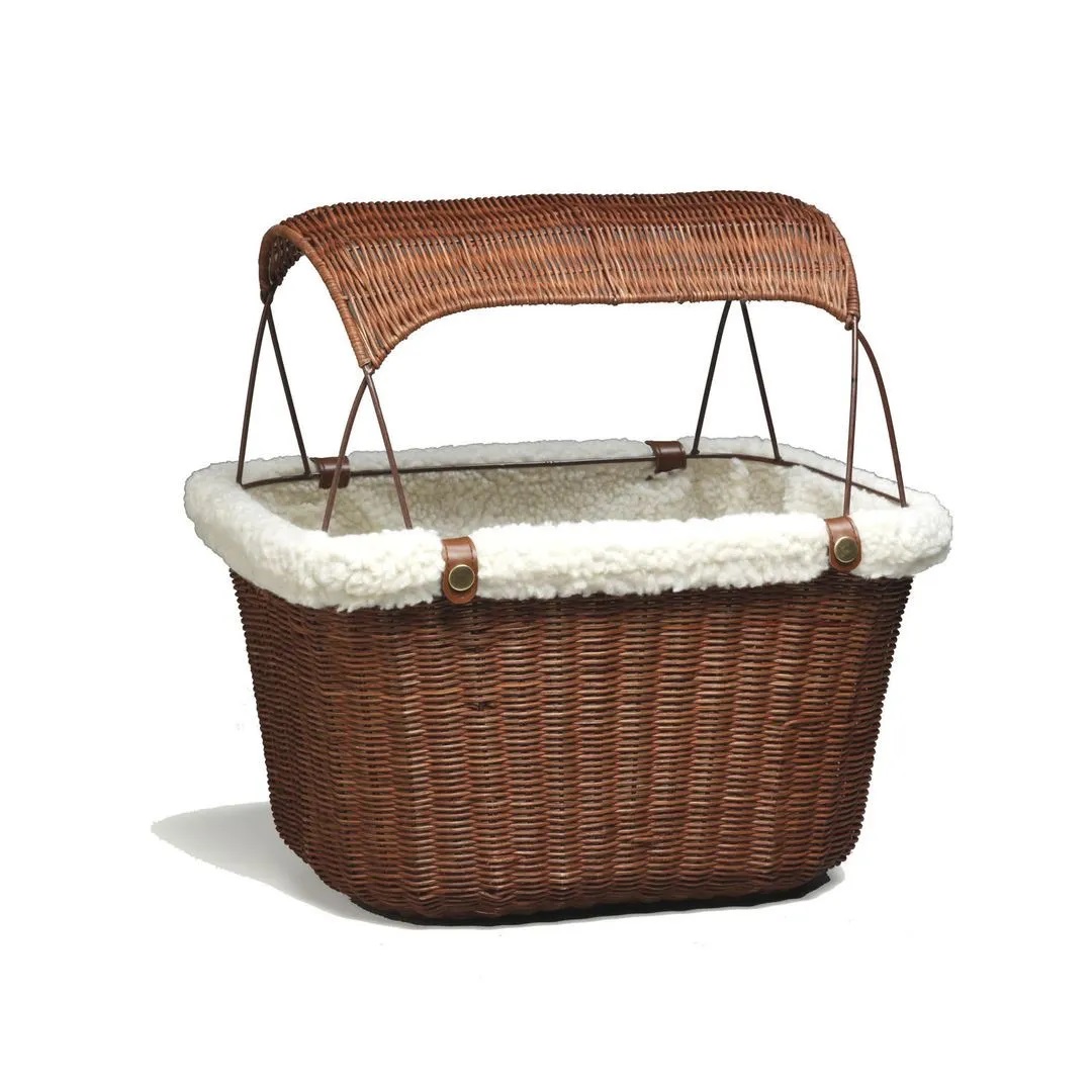 PetSafe Happy Ride Wicker Bicycle Basket