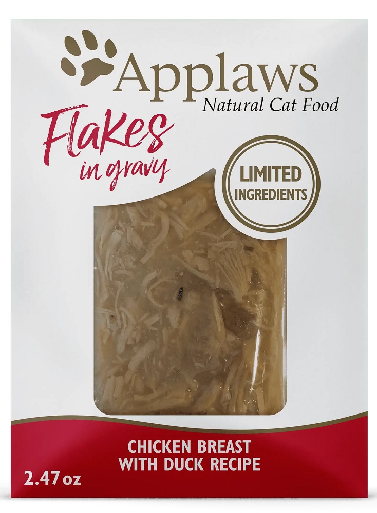 Applaws Flakes in Gravy Chicken Breast with Duck Wet Cat Food Pouch