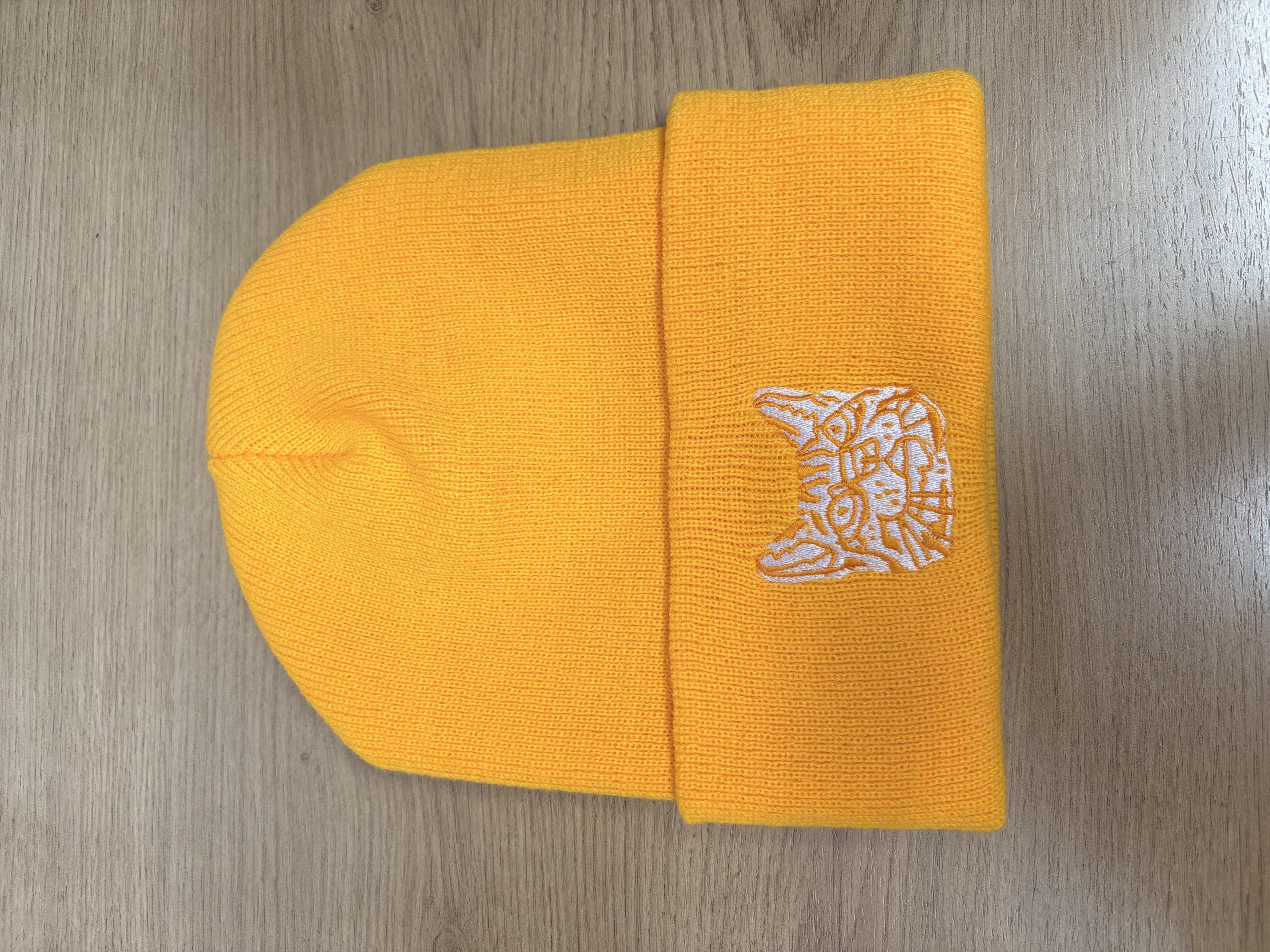 Urban Tails Embroidered Betty Beanie, Yellow, One-Size