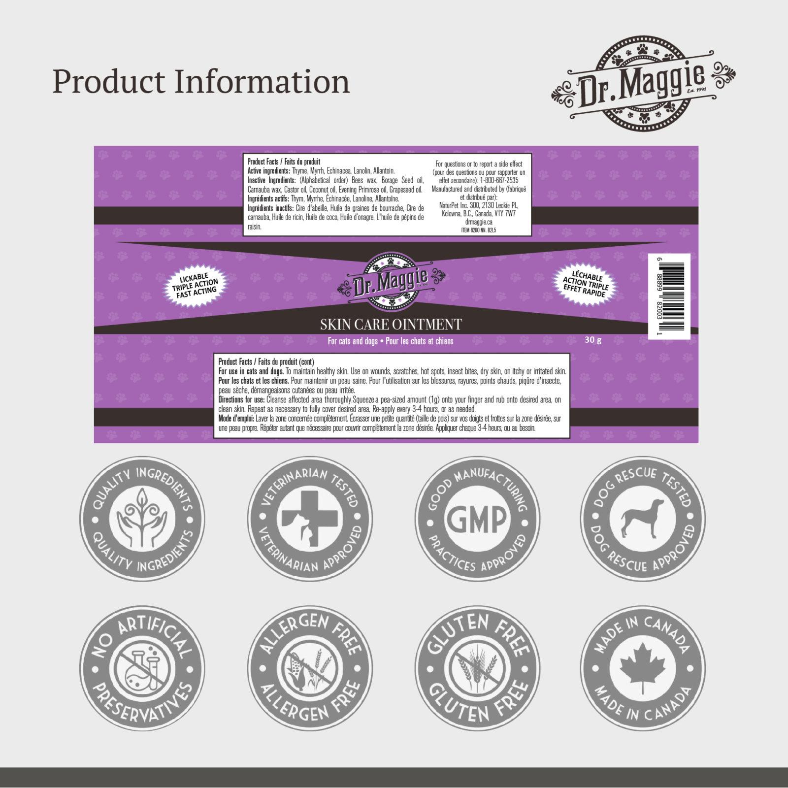 Dr. Maggie's Skin Care Ointment Global Pet Foods PEI