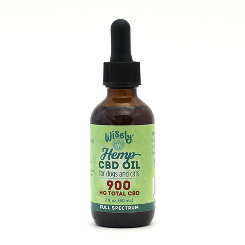 Wisely Standard Potency Full-spectrum Hemp CBD Oil, 900mg/60-ml