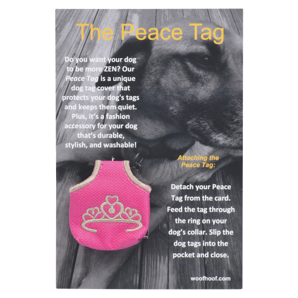 Woofhoof Dog Tag Cover, Princess