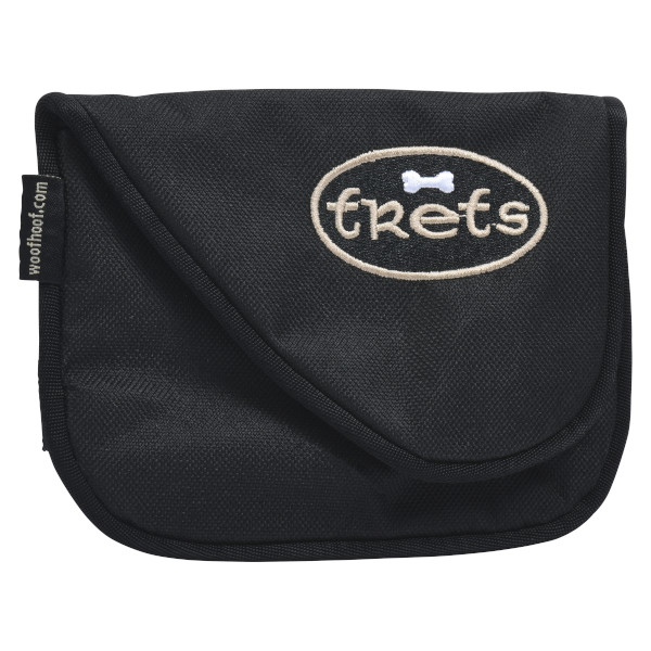 WoofHoof TRETS Dog Treat Reward Pouch, Black