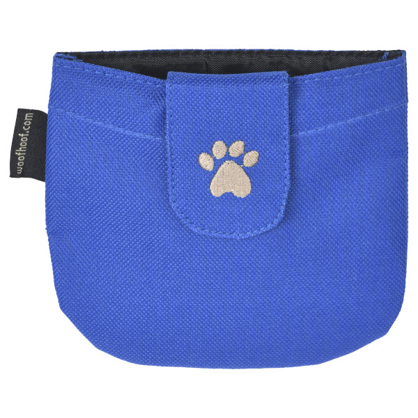 WoofHoof Pocket Pouch Dog Treat Bag, Blue
