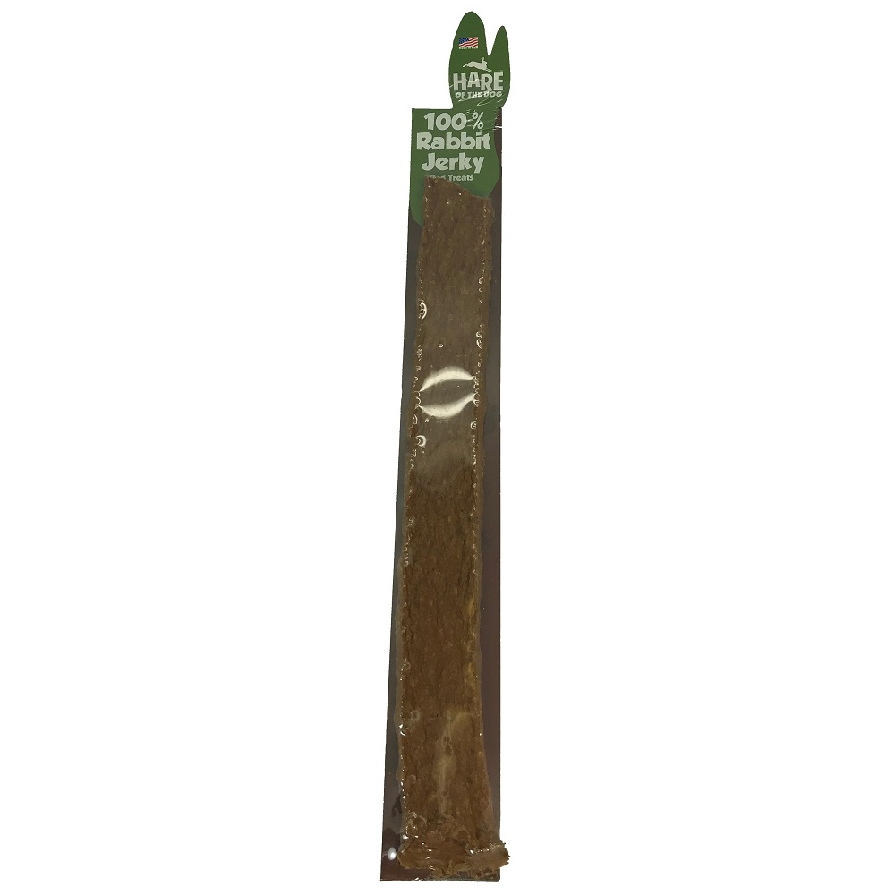 Hare of the Dog Rabbit Jerky Dog Treats, 10-in, 1-count