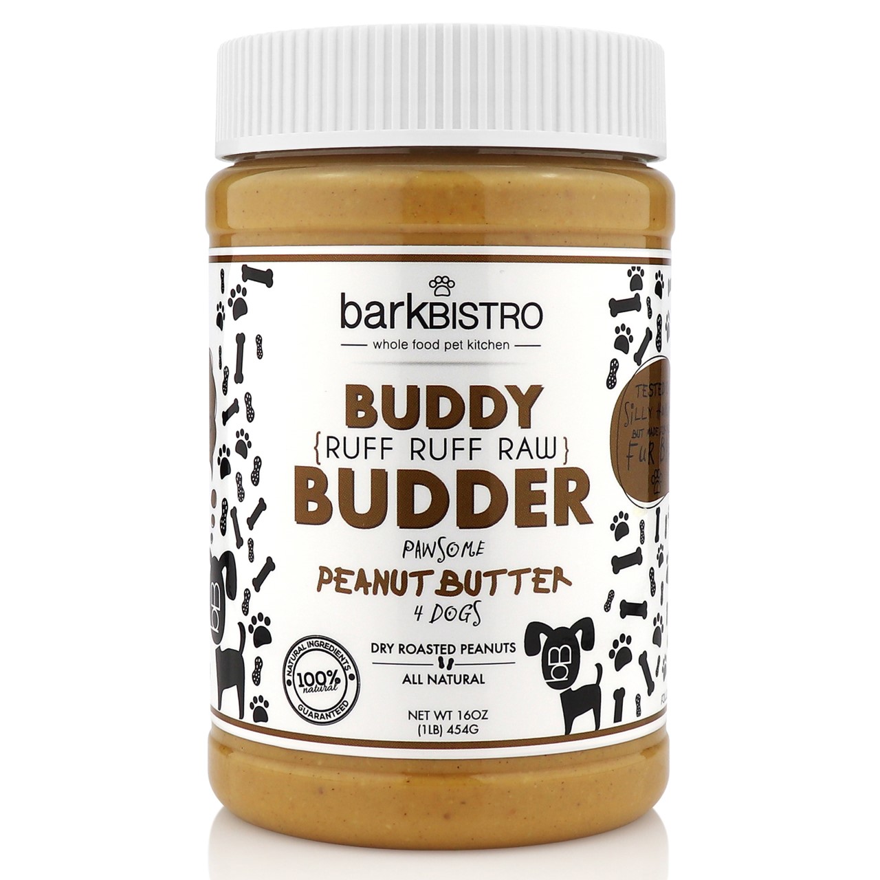 Bark Bistro Buddy Budder Ruff Ruff Raw Dog Treats, 17-oz (Size: 17-oz)