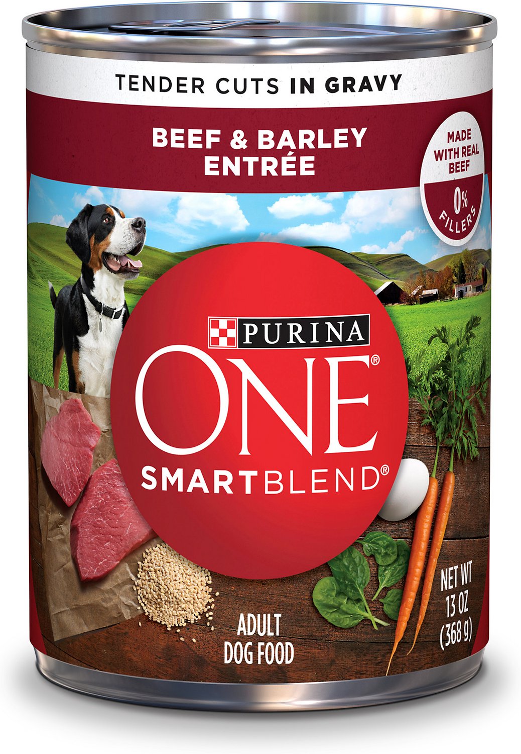 Purina ONE SmartBlend Tender Cuts in Gravy Beef & Barley Entree Adult Canned Dog Food