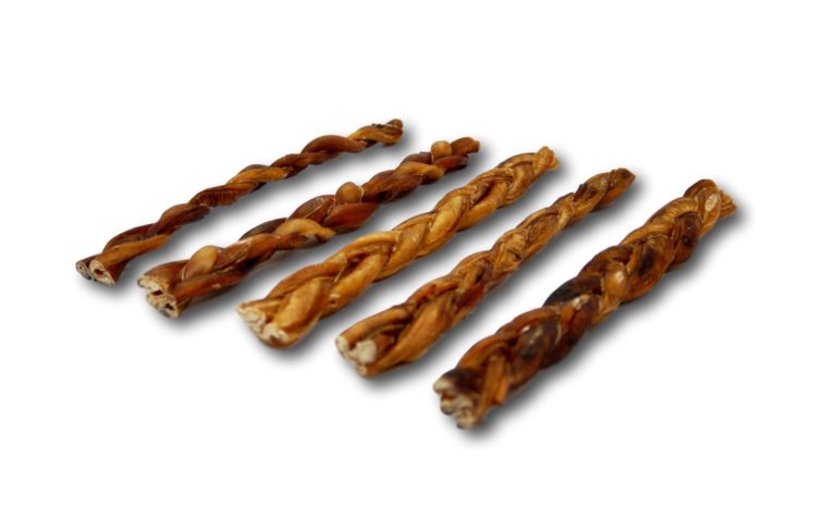 Healthy Dog Chews Bully Stick Braided Dog Treats