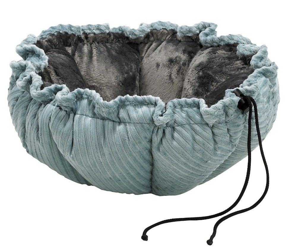 Bowsers Buttercup Nest Pet Bed, Blue Bayou, Small, 24-in x 24-in (Size: Small, 24-in x 24-in)