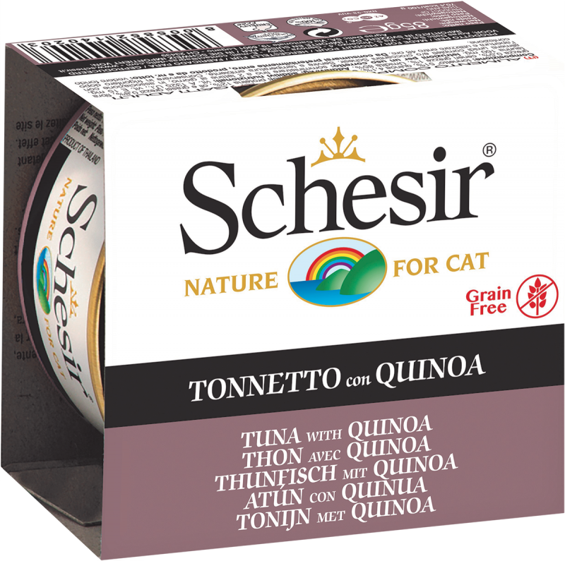 Schesir Tuna with Quinoa Wet Cat Food Can