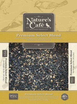 Nature's Café Premium Select Blend Wild Bird Food, 20-lb