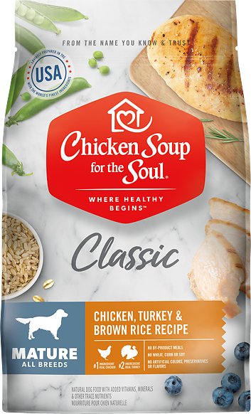 Chicken Soup for the Soul Mature Dry Dog Food, 13.5-lb