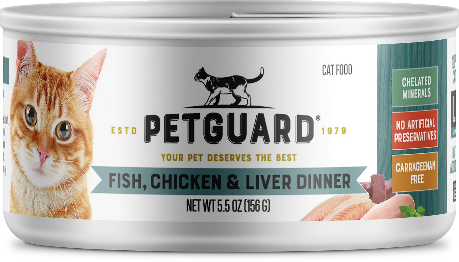 Petguard Fish Chicken & Liver Dinner Canned Cat Food