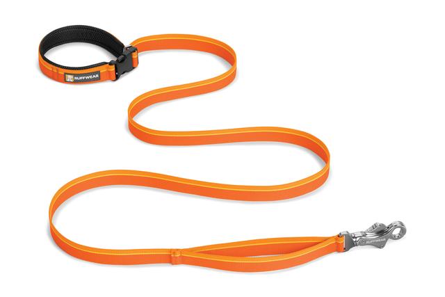 Ruffwear Flat out Dog Leash, Orange Sunset