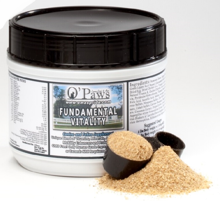 Oma's Pride O'Paws Fundamental Vitality Dog & Cat Supplement
