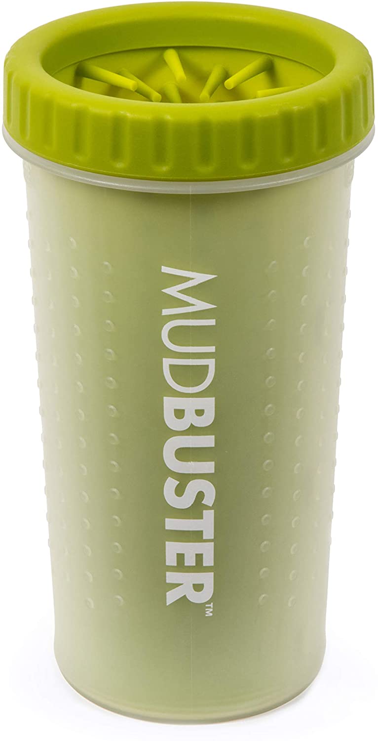 Dexas Dexas MudBuster Portable Dog Paw Cleaner, Green, Large