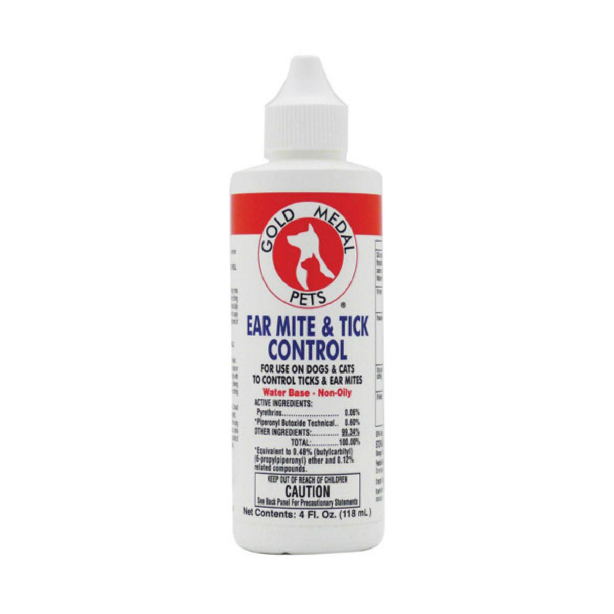 Gold Medal Pets Ear Mite & Tick Control, 4-oz